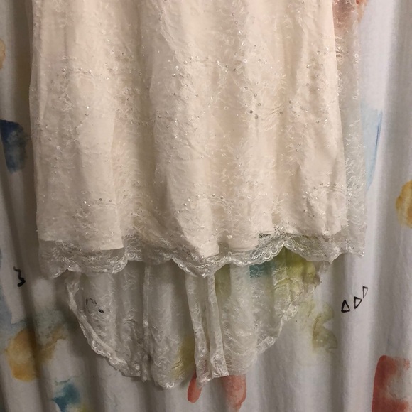 Custom j.crew ivory silk wedding dress - Picture 3 of 3